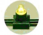 Клип-Лайт, 24В, лампа накаливания, зеленый провод