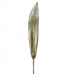 Искусственный листок ириса, платиновый