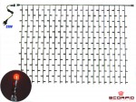 Светодиодная электрогирлянда, красный цвет, 6*2,5м