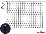 Электрогирлянда- сетка, 230В, 320 голубых диодов, ІР 44, размер: 2м*3м