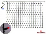 Cветодиодная электрогирлянда-шторка, 230В, 500 красных светодиодов, ІР 44, размер: 2м*2,5м